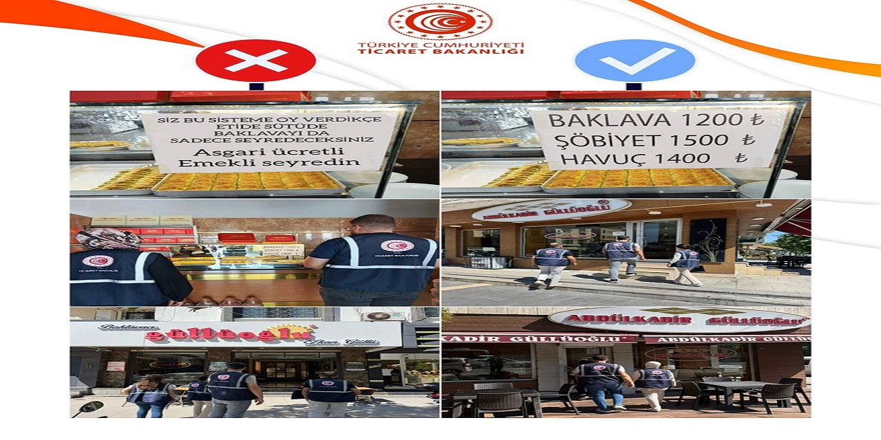 Bu tatlı tezgâhına bakanlık inceleme başlattı