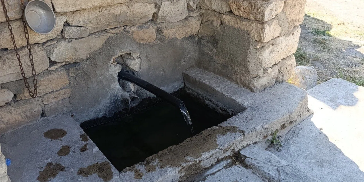 Konya'da kuruyan tatlı su çeşmesine sondaj çaresi