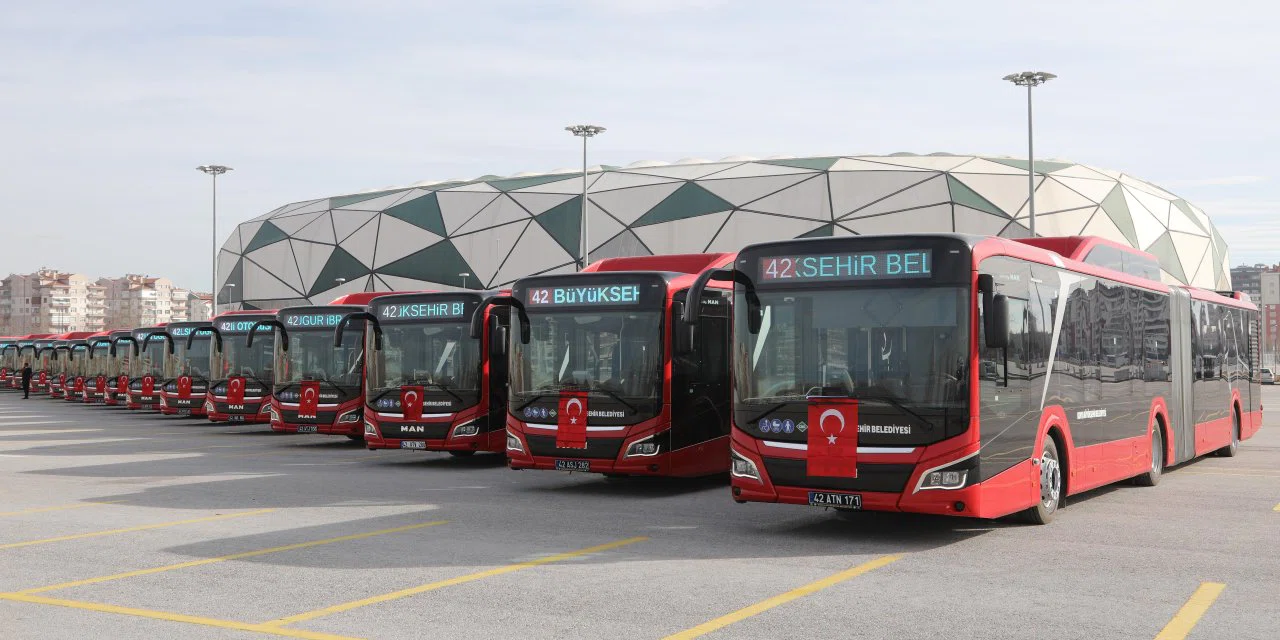 Konya'nın yeni otobüs güzergahları sisteme eklendi. Bosna ve Ardıçlı bölgesini kapsıyor