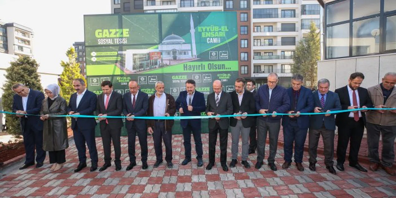 Meram'da Gazze Sosyal Tesisi  ve Cami hizmete açıldı