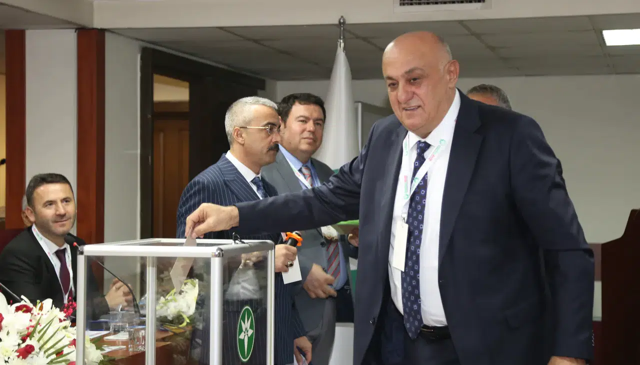 PANKOBİRLİK’te Başkan Erkoyuncu oybirliği ile yeniden seçildi
