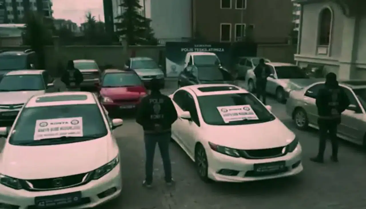 Konya'da Change araç operasyonu