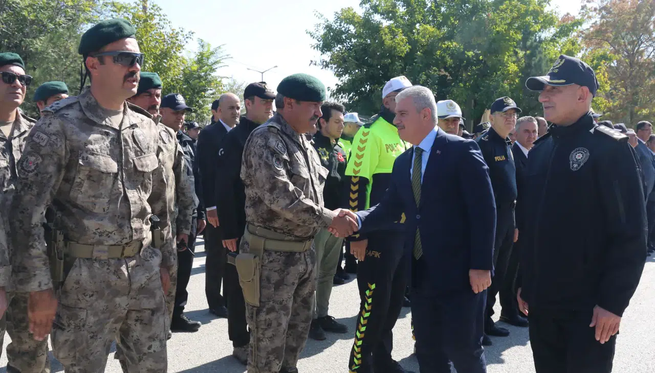 Konya'da dev operasyonun kahramanlarına tebrik