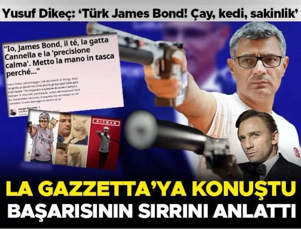 Yusuf Dikeç Hollywood'da 007 James Bond'umu oynayacak: La Gazzetta dello Sport ilginç başlık