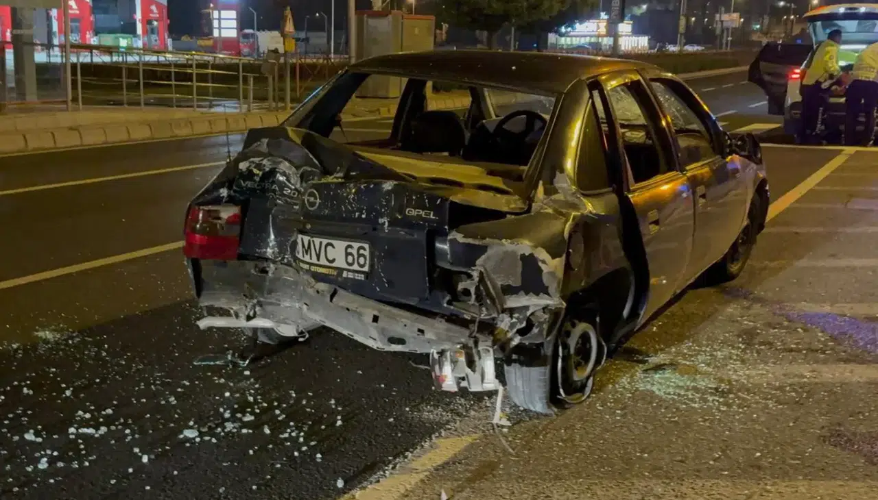 Kaza yapan sürücü polise "beni bırakmayın" dedi