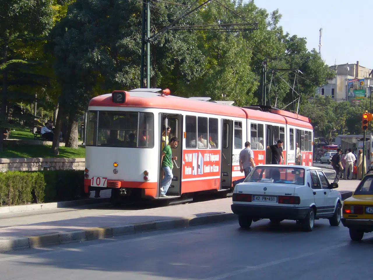 Konya'daki eski tramvaylar modifiye edildi: Rota Barış Caddesi!