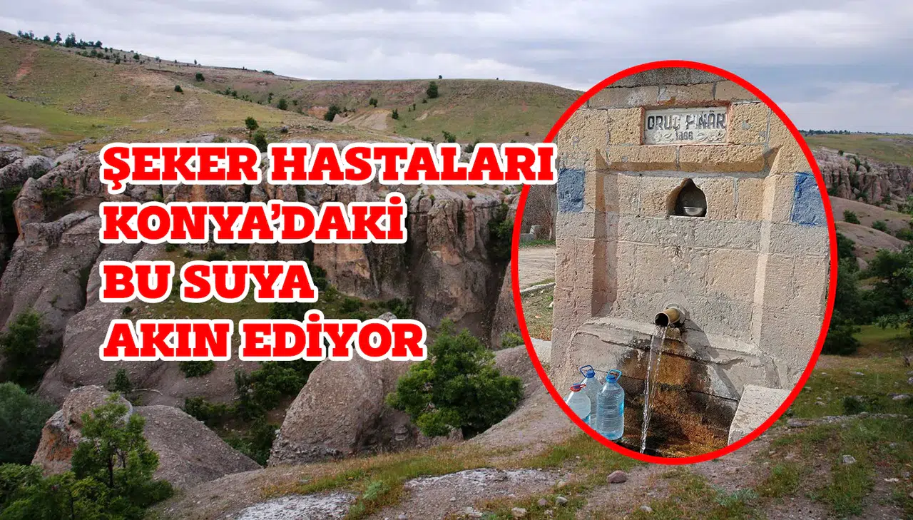 Konya'da bulunan su için turlar düzenleniyor: Şeker Suyu