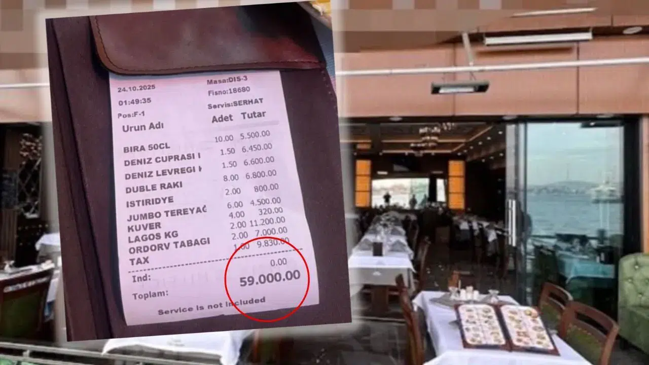 Turistlere 59 bin TL hesap ödetmişlerdi: O işletmeye ceza yağdı