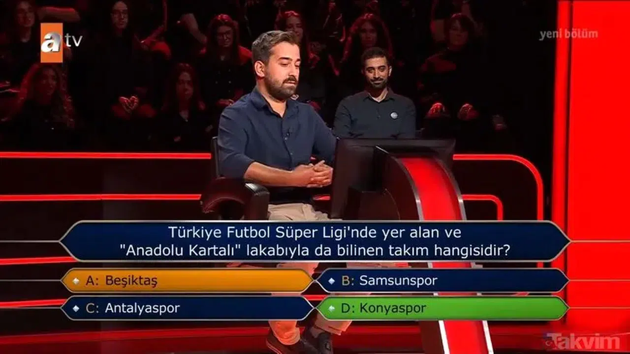 Konyaspor sorusu gündeme damga vurdu! Aksaraylı yarışmacı bilemedi