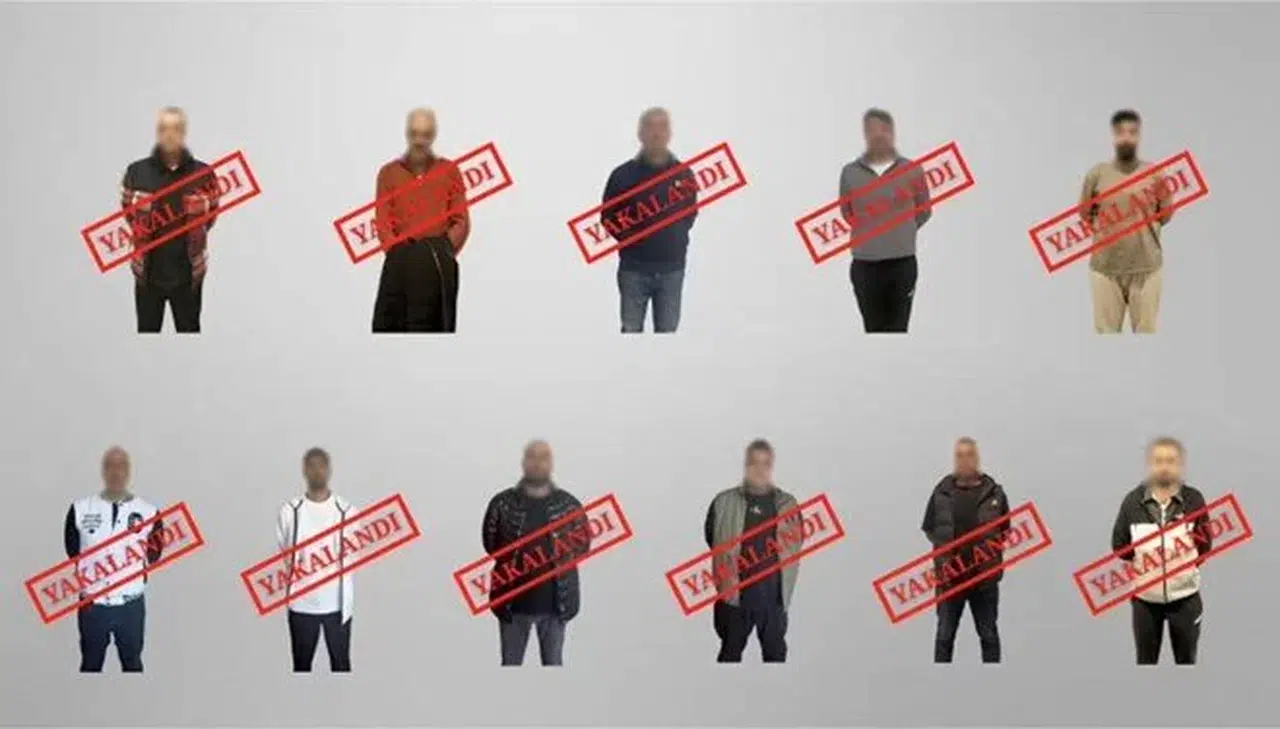 Kırmızı bültenle aranıyorlardı: 11 kişi yakalandı