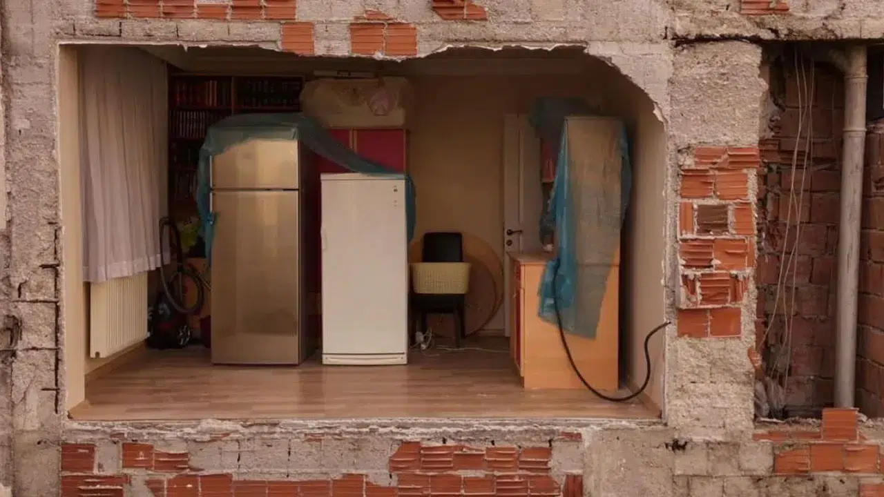 Yıkım şoku: Meğerse duvarları yokmuş