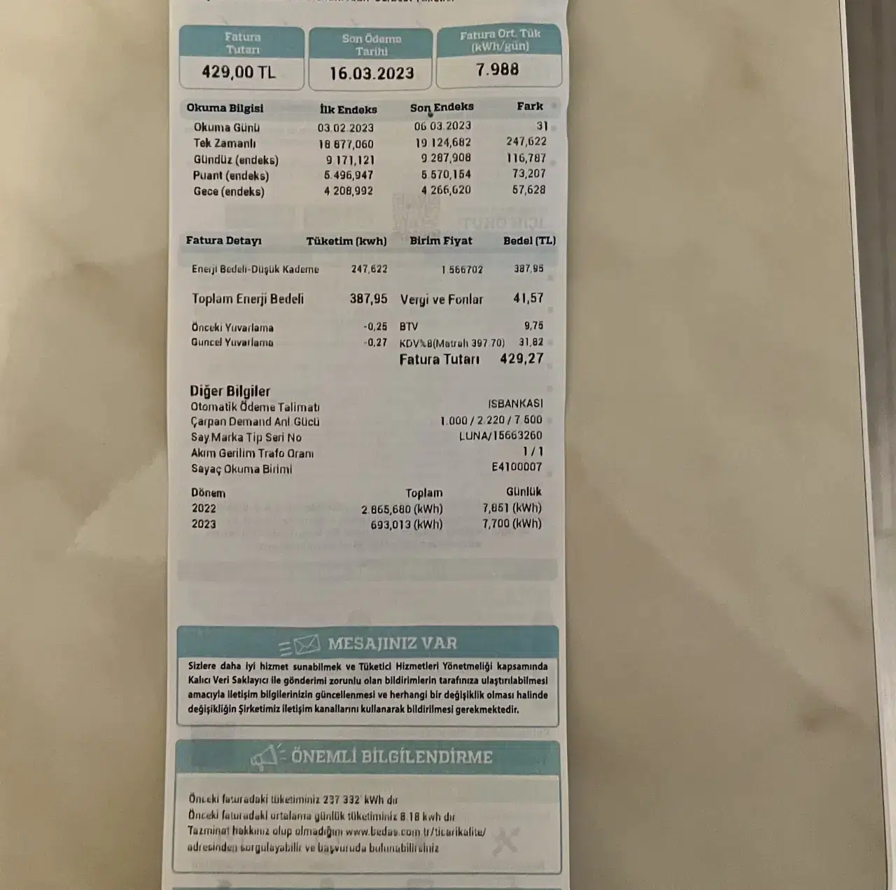 Yüksek tüketimi olan aboneler için düşük fatura: Elektrikte tarife limiti değişiyor