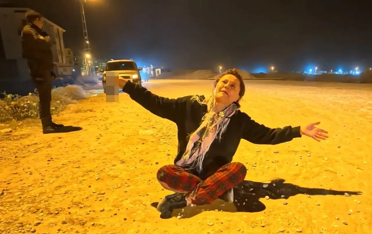 Genç kadın bekçileri şaşırttı: "Ölümü bulursunuz"