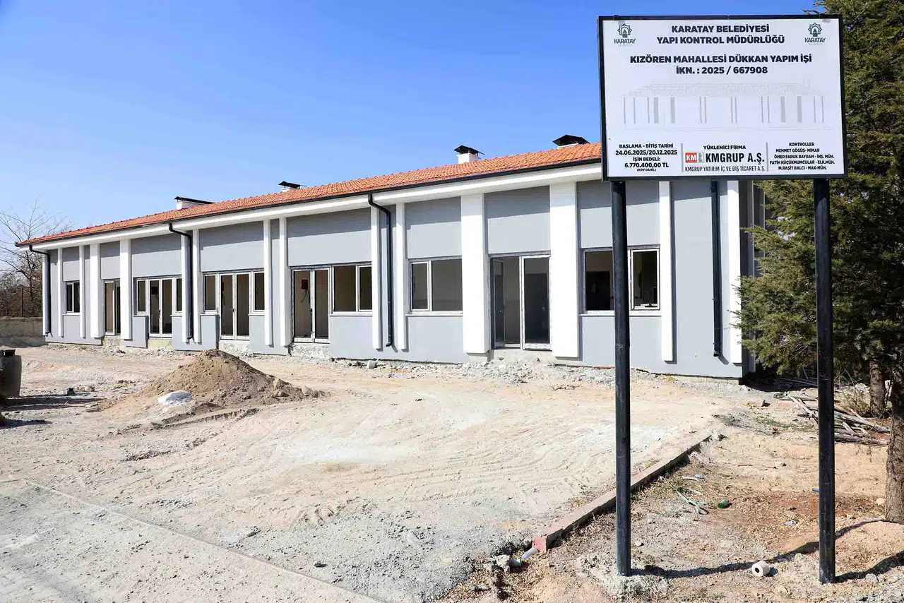 Konya'da yatırımlar sürüyor: Fırın ve sosyal tesis yükseliyor