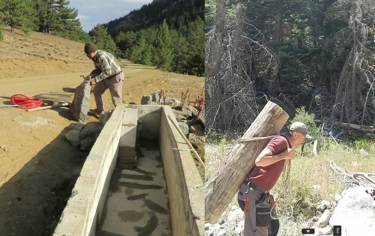 Konya’da kurdu kuşu susuz bırakmayan kahraman: Toroslar ona emanet