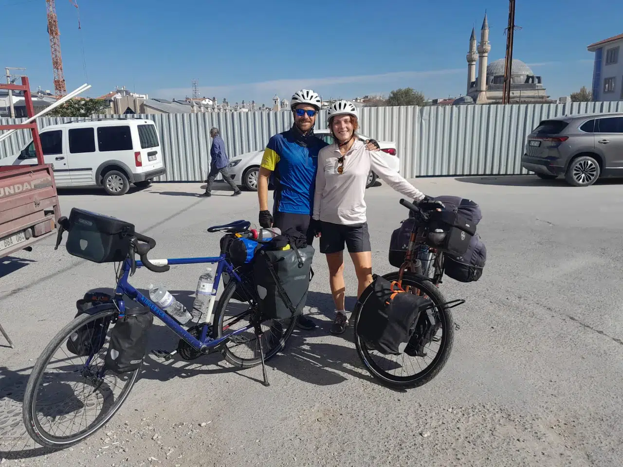 Almanya'dan Konya'ya uzanan yolculuk: Bisiklet ile geldiler