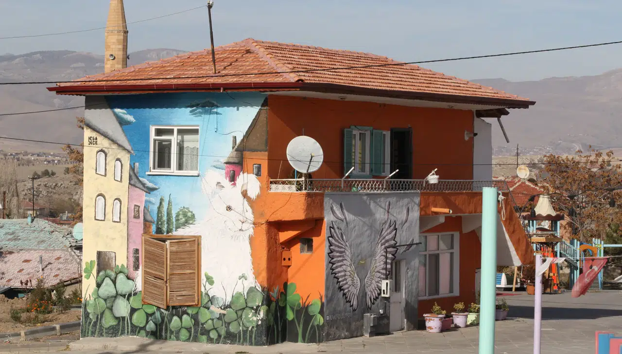 Ankara'nın ortasında tam bir renk cümbüşü: Renkli Köy