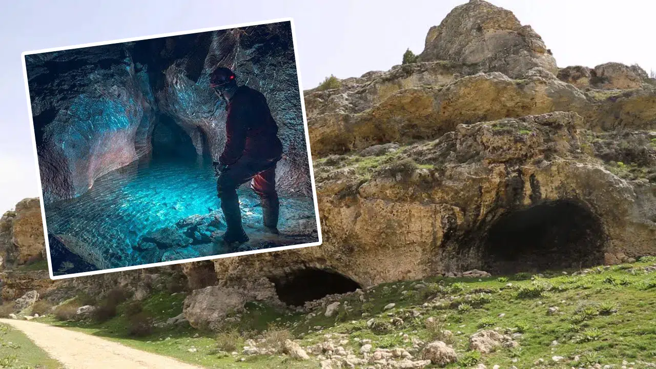 Konya'ya 200 kilometre uzaklıkta: Gizemli mağaraya girmek yasak