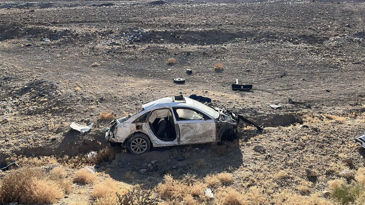 Takla atan araçta acı son! 2 kişi hayatını kaybetti