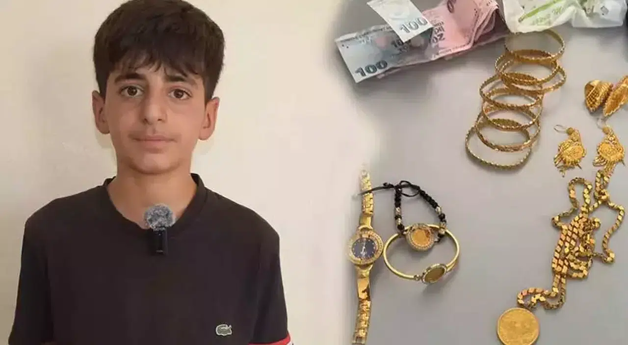 14 yaşındaki Ömer çöpte servet buldu