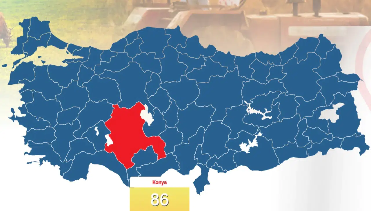 Konya Bu Alanda Türkiye İkincisi. Tam 86 Tane Var