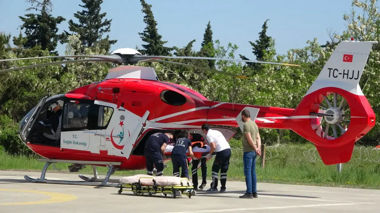 Konya'da zehirli sinek paniği. Ambulans helikopter ile müdahale ettiler