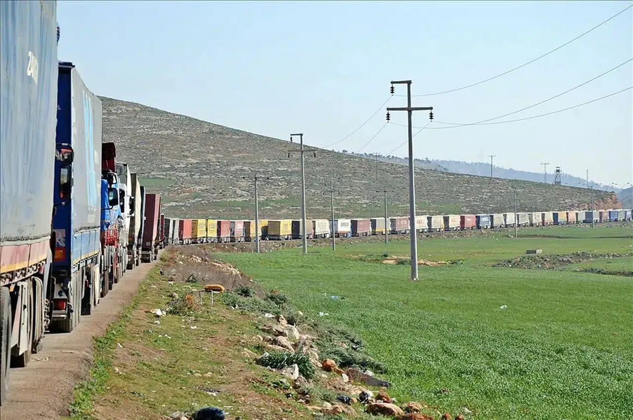 Suriye'ye transit ticarette 24 saat geçiş serbest