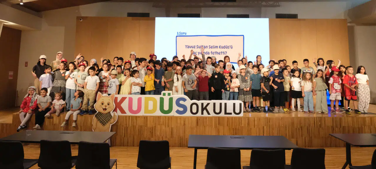 Konya'daki bu okul Filistin bilinci kazandırıyor