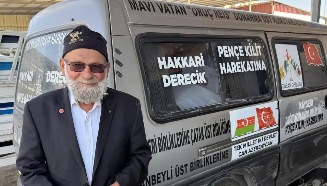 Elmacı Dede'nin aracı Konya'da arızalandı. Kaymakam sahip çıktı