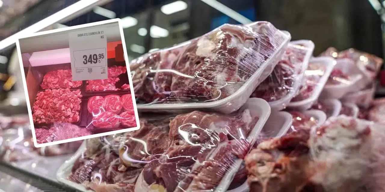 Konya'daki zincir market 349 TL'ye etliekmeklik kıyma satıyor
