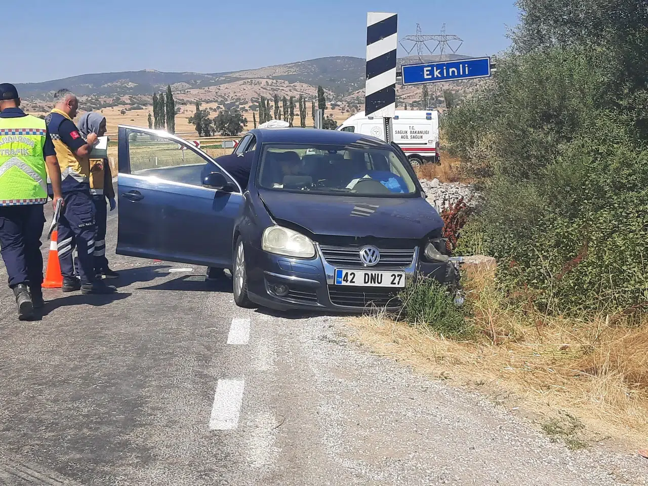 Konya yolunda feci kaza: Ölü ve yaralılar var