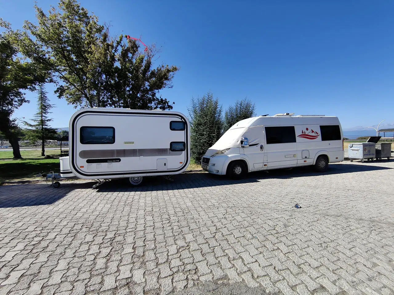 Konya'daki göl manzarasına karavan engeli! Resmen işgal edildi