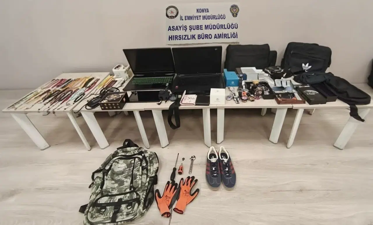 Konya'daki bu hırsız akıllanmadı! Cezaevinden çıktı 10 evi soydu
