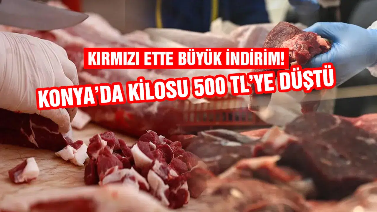 Konya'da görülmemiş kampanya: Kuzu eti 500 TL'ye düştü