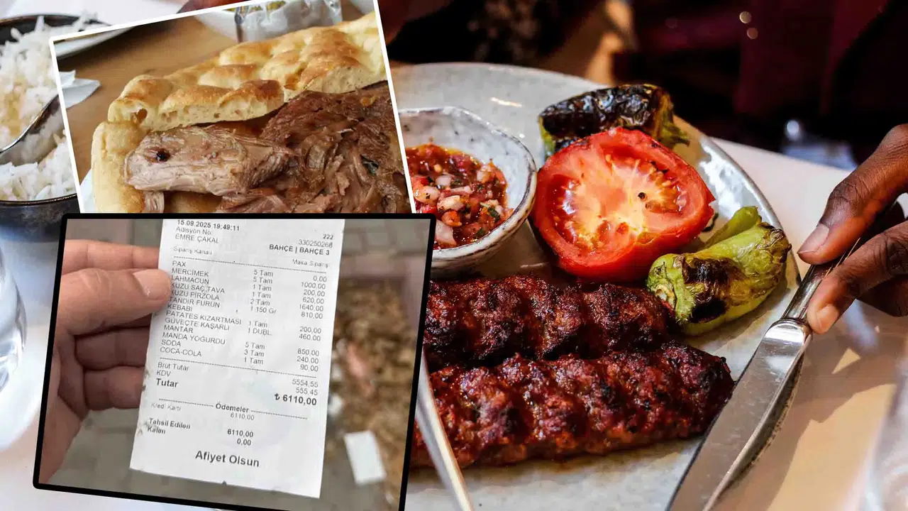 Konya'daki kebapçıda hesap şoku! Furun kebabı 810 TL, soda 80 TL