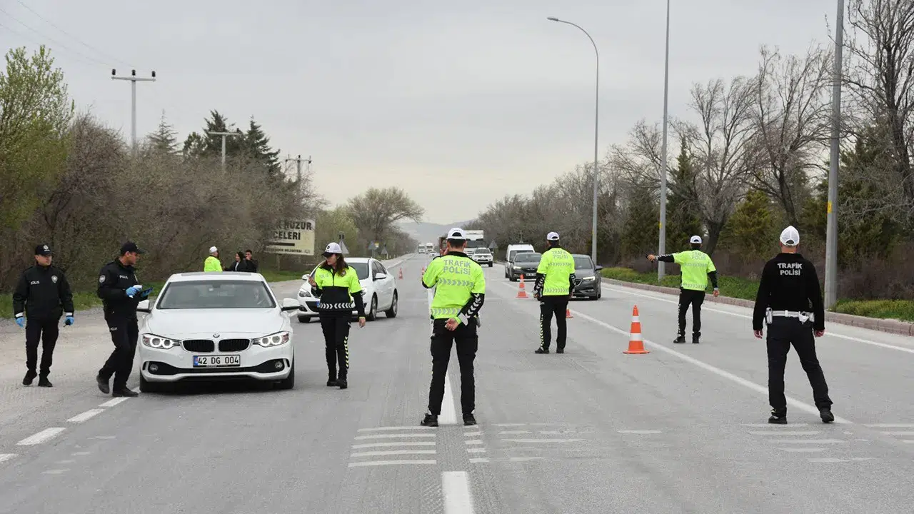 Konya’da büyük denetim! Çalıntı araç sayısı dikkat çekti