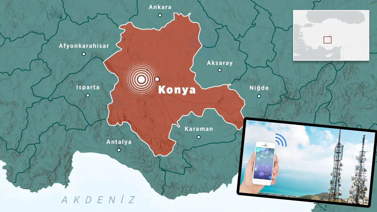 Konya'da deprem sonrası hatlar sınıfta kaldı: İletişim kesildi