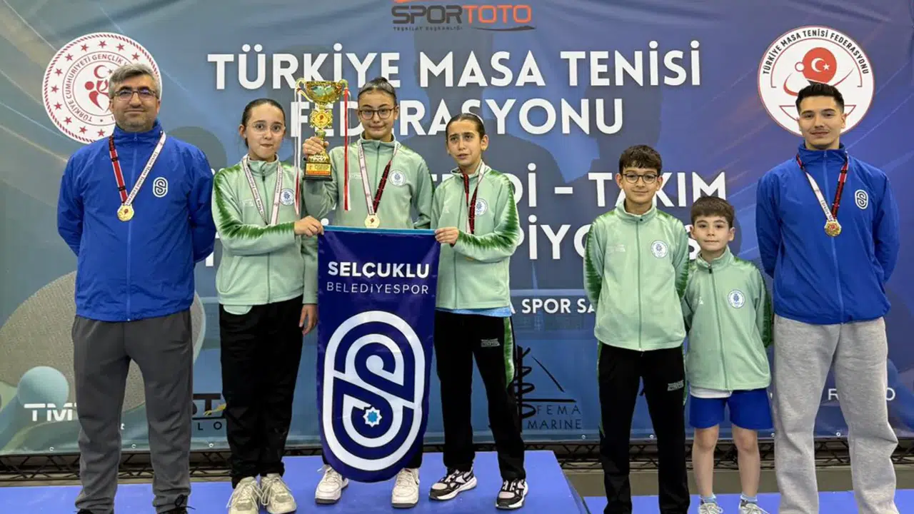 Selçuklu Belediyespor başarıya doymuyor: 4 branşta büyük başarı