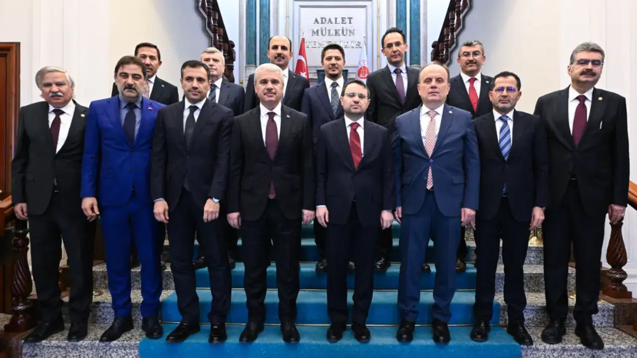 Konya heyetinden, Adalet Bakanı Akın Gürlek'e ziyaret