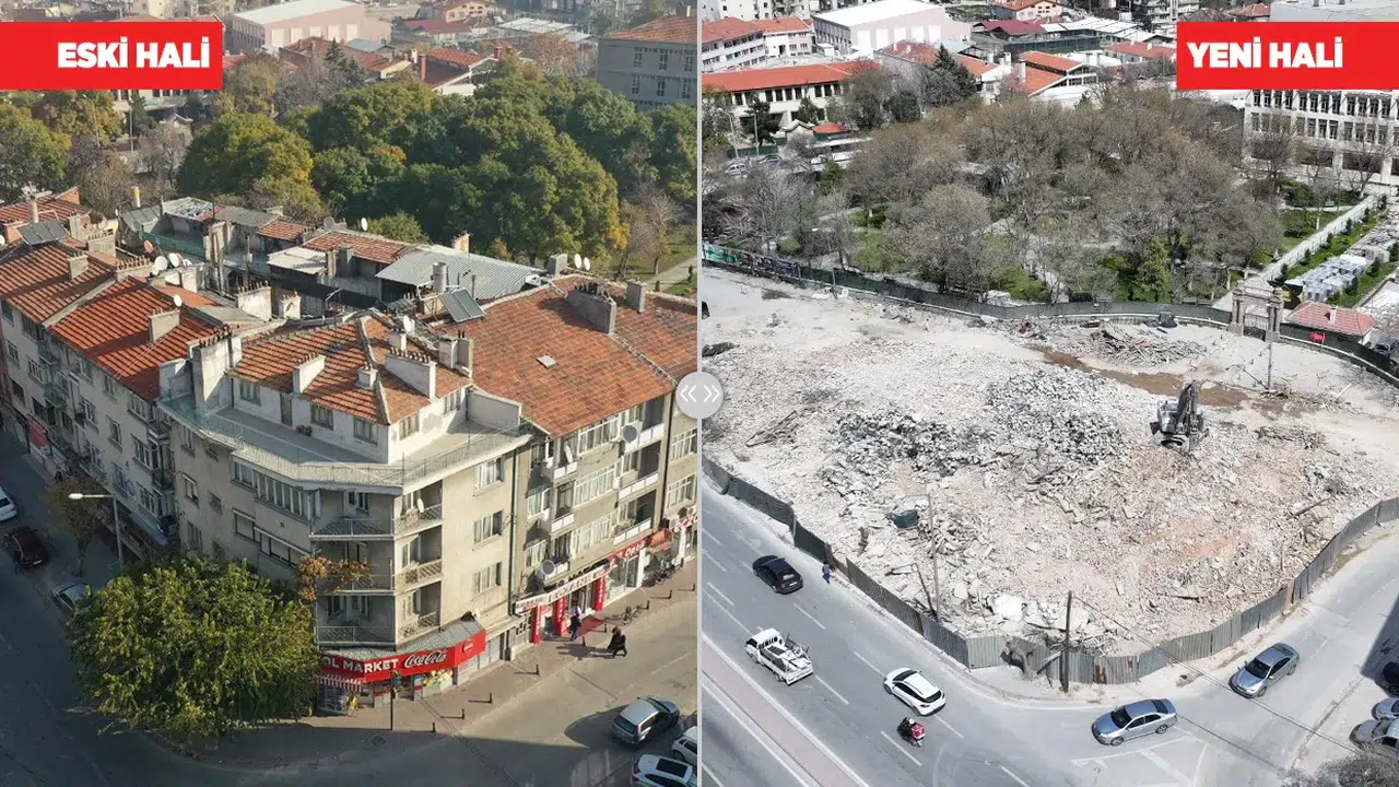 Konya'nın kalbinde büyük yıkım gerçekleşti: 8 binadan eser kalmadı