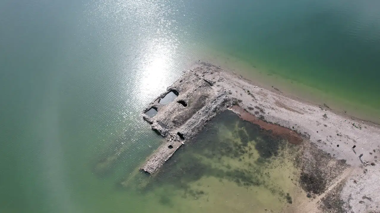 Konya'da baraj gölü yükseldi tarihi han yeniden sular altında kaldı
