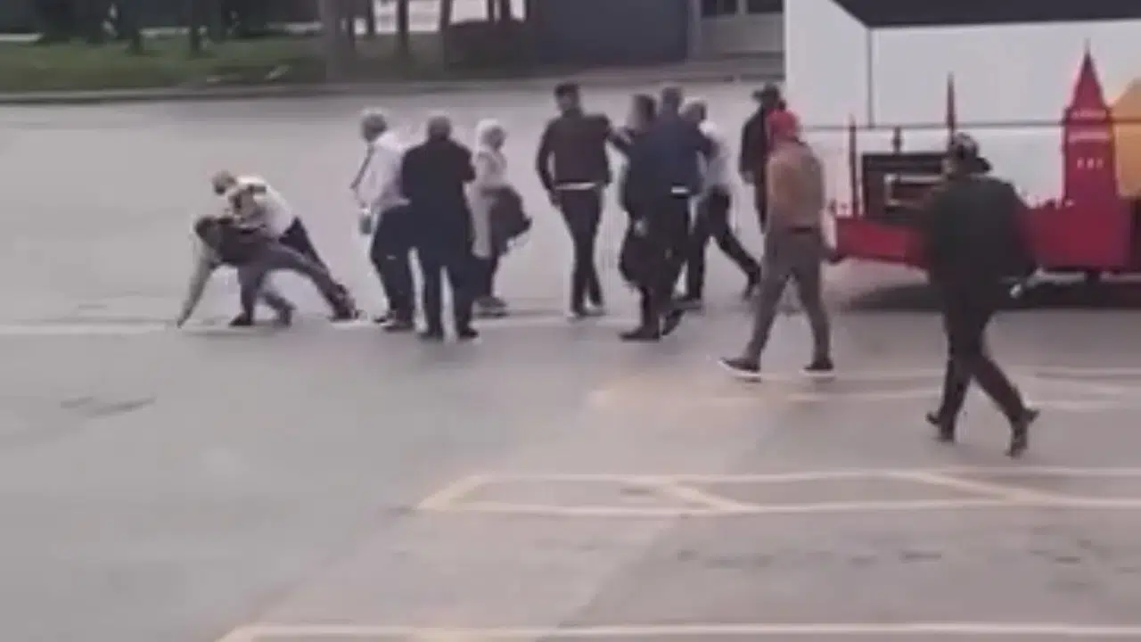 Bu da terminalinde yolcu ile şoför kavgası