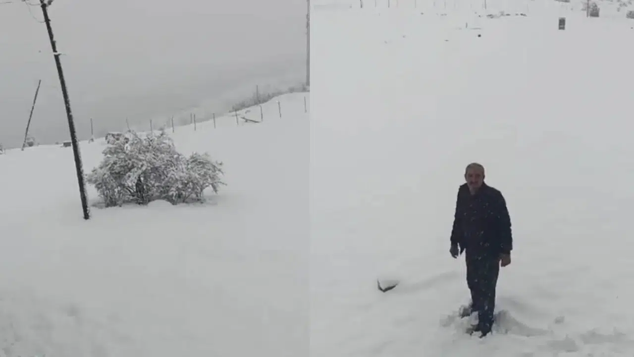 Konya'da kar kalınlığı 25 santimetreye ulaştı: Mayıs ayında kış havası