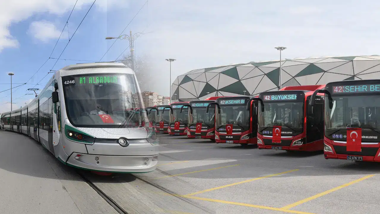 Konya maç havasına girdi: Tramvaylara ek sefer eklenecek