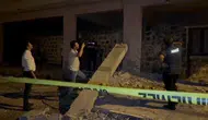 Evin balkonu çöktü, metrelerce yüksekten düştüler