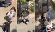 Kızını sokakta bıçakla kovalayan anne gözaltında