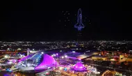 Konya'da yüzlerce drone gökyüzünü aydınlattı. Büyük şölen var