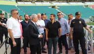 Vali Akın'dan Konya’daki dev maç öncesi stadyumda inceleme