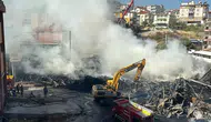 Konya'daki silah üretim fabrikasında yangın çıktı