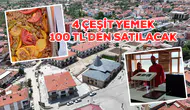 Konya'da AK Partili belediye 4 çeşit yemeği 100 TL'ye verecek